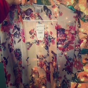 Vibrant Flowy Kimono